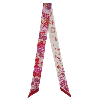 Collier de fleurs Headband                                                                                                    Tomato - Silk