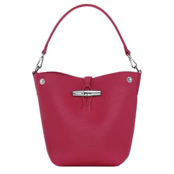 Le Roseau XS Bucket bag                                                                                                    Beetroot - Leather