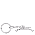 Cavalier Longchamp Keyring                                                                                                    Silver - Metal