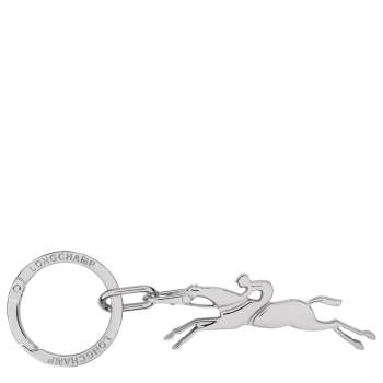 Cavalier Longchamp Keyring                                                                                                    Silver - Metal