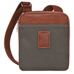 Boxford XS Crossbody bag                                                                                                    Brown - Recycled canvas