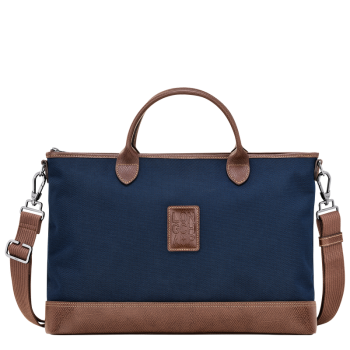 Boxford S Briefcase                                                                                                    Blue - Recycled canvas