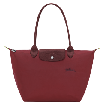 Le Pliage Green M Tote bag                                                                                                    Pomegranate - Recycled canvas