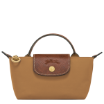 Le Pliage Original Pouch with handle                                                                                                    Fawn - Recycled canvas