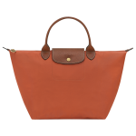 Le Pliage Original M Handbag                                                                                                    Brick - Recycled canvas