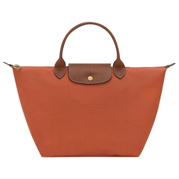 Le Pliage Original M Handbag                                                                                                    Brick - Recycled canvas