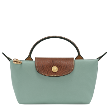 Le Pliage Original Pouch with handle                                                                                                    Celadon - Recycled canvas