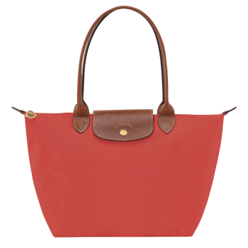 Le Pliage Original M Tote bag                                                                                                    Tomato - Recycled canvas