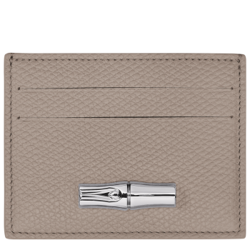 Le Roseau Card holder                                                                                                    Clay - Leather