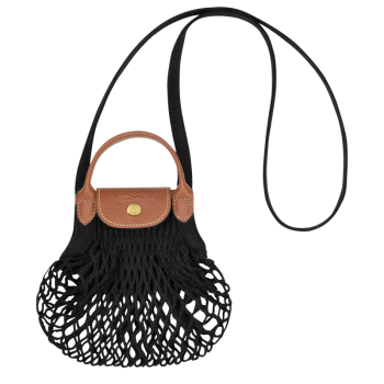 Le Pliage Filet XS Mesh bag                                                                                                    Black - Canvas