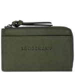 Longchamp 3D Card holder                                                                                                    Khaki - Leather