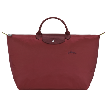 Le Pliage Green L Travel bag                                                                                                    Pomegranate - Recycled canvas