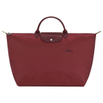 Le Pliage Green L Travel bag                                                                                                    Pomegranate - Recycled canvas