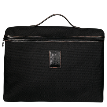 Boxford S Briefcase                                                                                                    Black - Recycled canvas