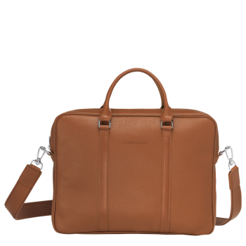 Le Foulonn' XS Briefcase                                                                                                    Caramel - Leather