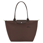 Le Pliage Green L Tote bag                                                                                                    Mocha - Recycled canvas