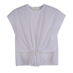 Top                                                                                                    White - Popelin