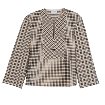 Blouse                                                                                                    Ecru - Jacquard cotton