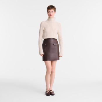 High neck sweater                                                                                                    Ecru - Knit