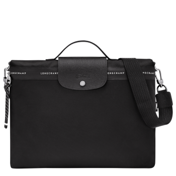 Le Pliage Energy Briefcase                                                                                                    Black - Canvas