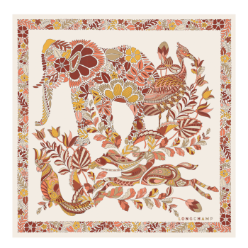 For't Longchamp Silk scarf 50                                                                                                    Honey - Silk