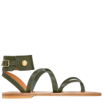 Longchamp x K.Jacques Sandals                                                                                                    Forest - Leather