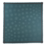 La M'daille Longchamp Shawl                                                                                                    Peacock - Cotton blend