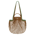 Le Pliage Collection L Mesh bag                                                                                                    Tobacco - Canvas