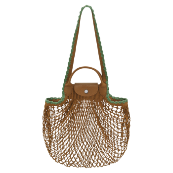Le Pliage Collection L Mesh bag                                                                                                    Tobacco - Canvas