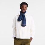 La M'daille Longchamp Shawl                                                                                                    Navy - Cotton blend
