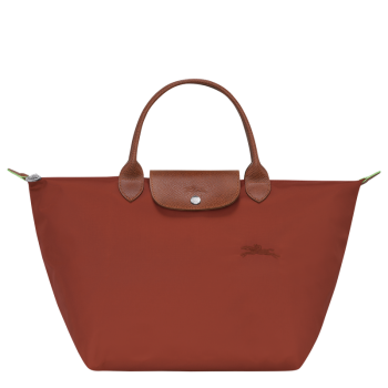 Le Pliage Green M Handbag                                                                                                    Chestnut - Recycled canvas
