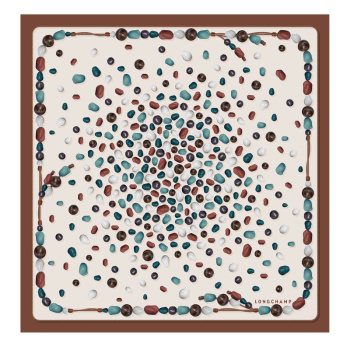 Perles de Paris Silk scarf 50                                                                                                    Cashew - OTHER