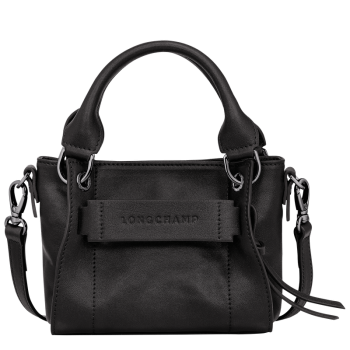 Longchamp 3D XS Handbag                                                                                                    Black - Leather