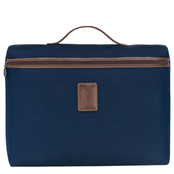 Boxford S Briefcase                                                                                                    Blue - Recycled canvas