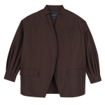 Kimono jacket                                                                                                    Mocha - Technical taffeta