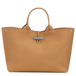 Le Roseau L Handbag                                                                                                    Walnut - Leather