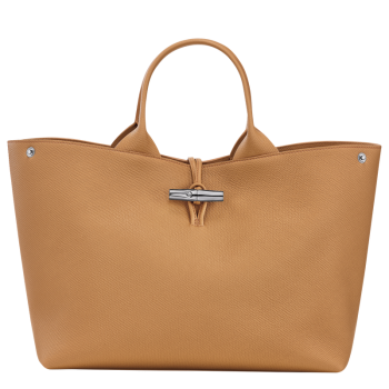 Le Roseau L Handbag                                                                                                    Walnut - Leather