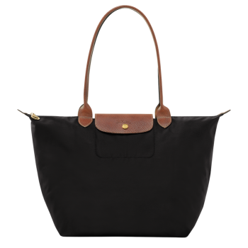Le Pliage Original L Tote bag                                                                                                    Black - Recycled canvas