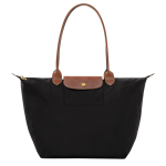 Le Pliage Original L Tote bag                                                                                                    Black - Recycled canvas