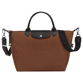 Le Pliage Energy L Handbag                                                                                                    Chocolate - Recycled canvas