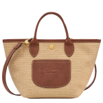 Le Pliage Collection XS Basket bag                                                                                                    Brown - Canvas