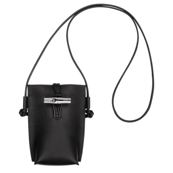 Le Roseau Phone case                                                                                                    Black - Leather