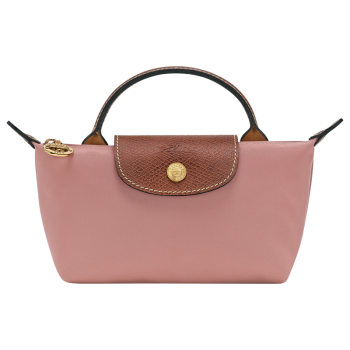 Le Pliage Original Pouch with handle                                                                                                    Pink Tea - Recycled canvas