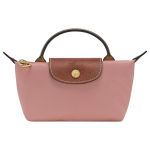 Le Pliage Original Pouch with handle                                                                                                    Pink Tea - Recycled canvas