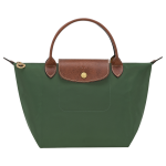 Le Pliage Original S Handbag                                                                                                    British Green - Recycled canvas