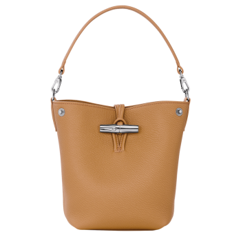 Le Roseau XS Bucket bag                                                                                                    Walnut - Leather