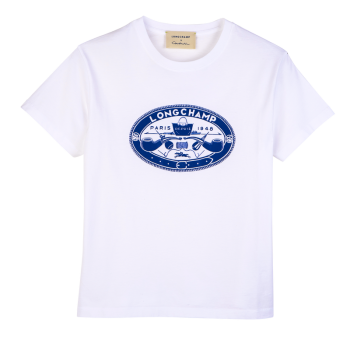 T-shirt                                                                                                    White - Printed jersey