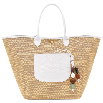 Le Pliage Collection M Basket bag                                                                                                    White - Canvas