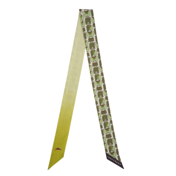 Origami Le Pliage Headband                                                                                                    Kiwi Green - Silk