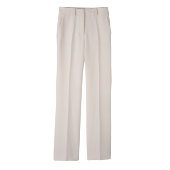 Trousers                                                                                                    Ecru - Crepe